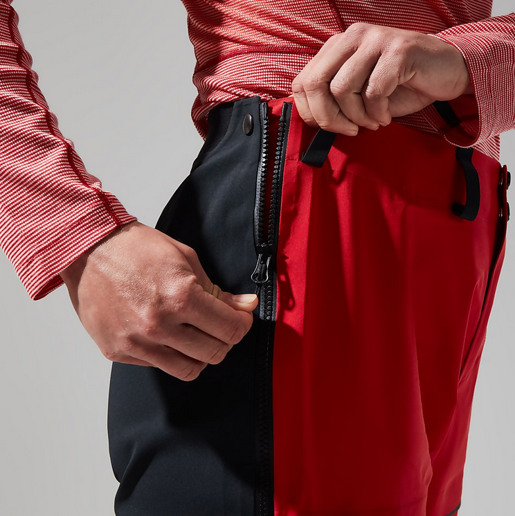 W MTN Guide GTX Pro Pant - Goji Berry/Jet Black - 12
