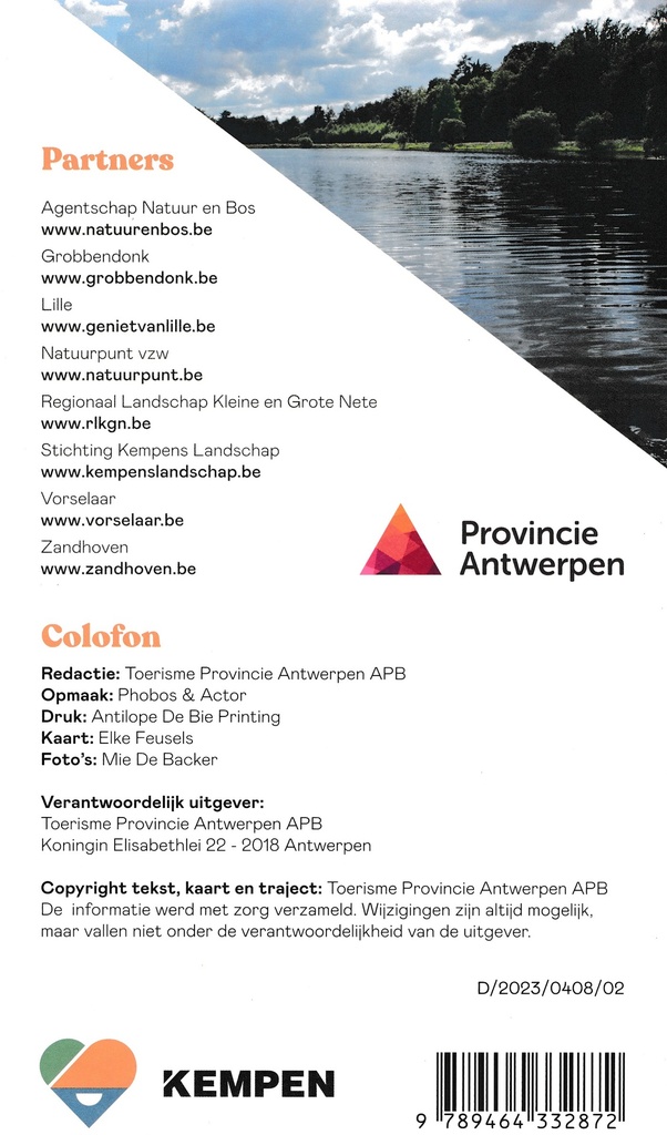 Kempense Beemden Wandelknooppuntenkaart
