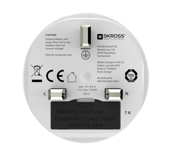 Skross Adapter - To UK