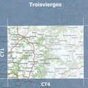 Topografische kaart - CT02 CT LUX Troisverges
