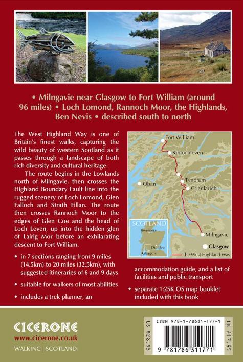 Wandelgids West Highland Way / From  Milngavie (Glasgow) to Fort William
