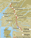 Wandelgids West Highland Way / From  Milngavie (Glasgow) to Fort William