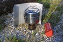 Aluminium Windscherm Oprolbaar - 18 cm hoog