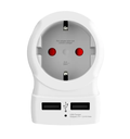 Reisstekker Europa naar US + 2x USB