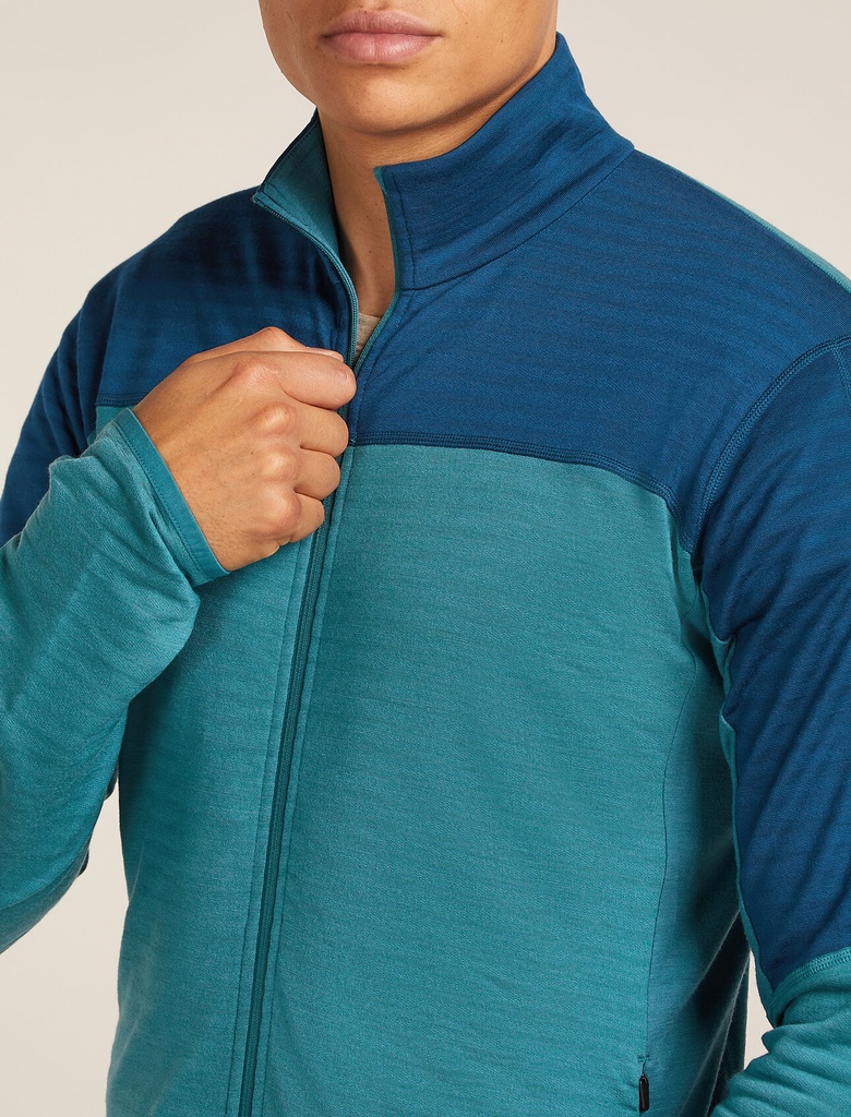 Men's Merino Blend 300 RealFleece™ Descender LS Zip