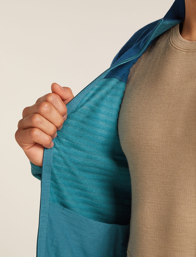 Men's Merino Blend 300 RealFleece™ Descender LS Zip
