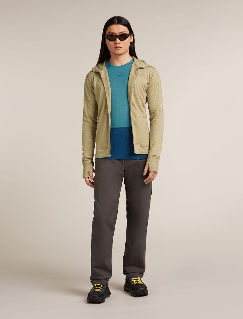 Men's Merino Blend 300 RealFleece Descender LS Zip Hoodie