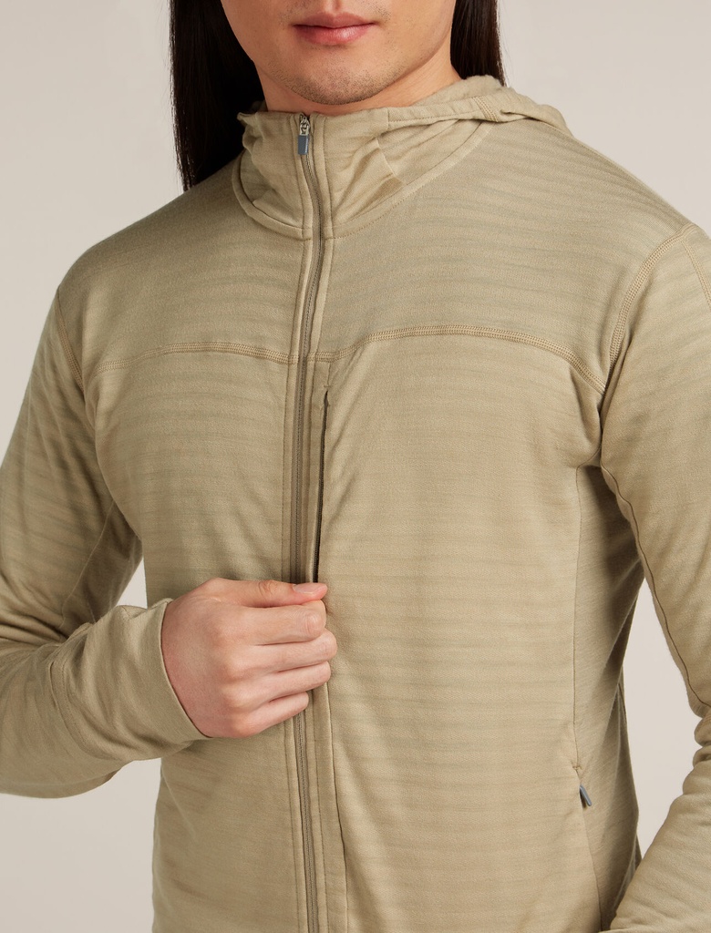 Men's Merino Blend 300 RealFleece Descender LS Zip Hoodie