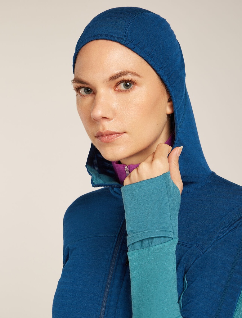 Women's Merino Blend 300 RealFleece Descender LS Zip Hoodie