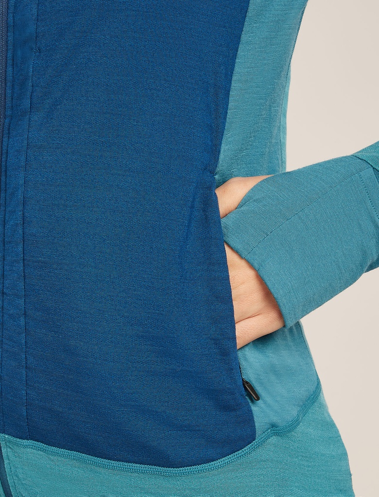Women's Merino Blend 300 RealFleece Descender LS Zip Hoodie