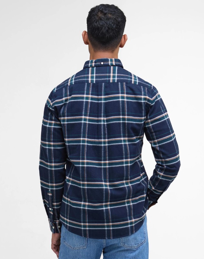 Ronan Tailored Checked Shirt Heren