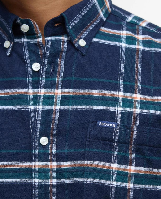 Ronan Tailored Checked Shirt Heren