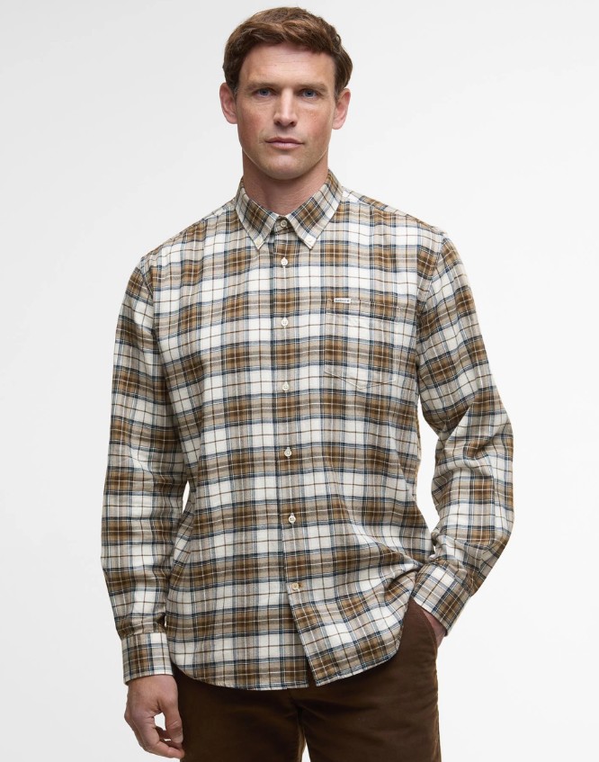 Telfield Regular Checked Shirt Heren