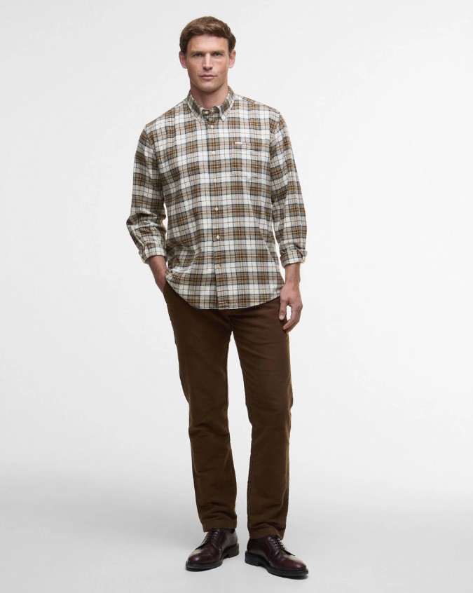 Telfield Regular Checked Shirt Heren