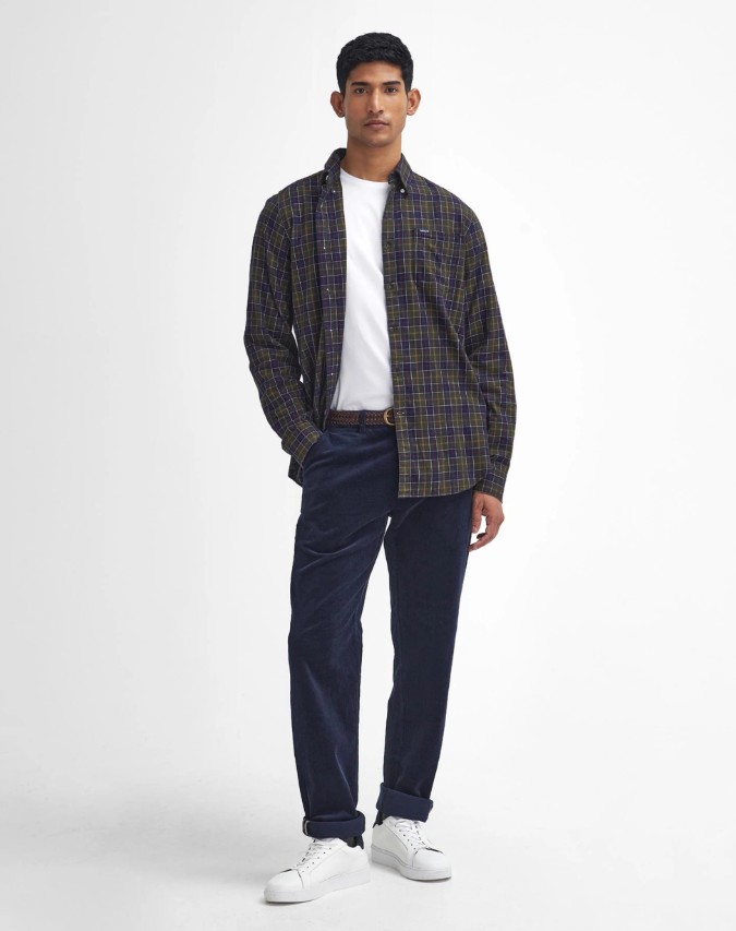 Stretch Cord Tailored Trouser