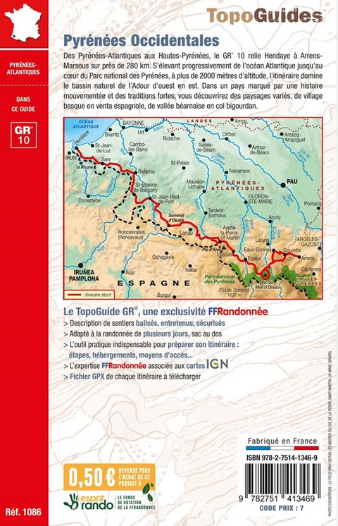 La Traversée des Pyrénées Occidentales GR10/GR8