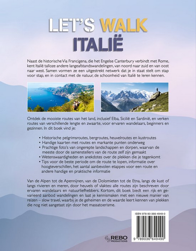 Let's Walk Italië - De mooiste wandelroutes