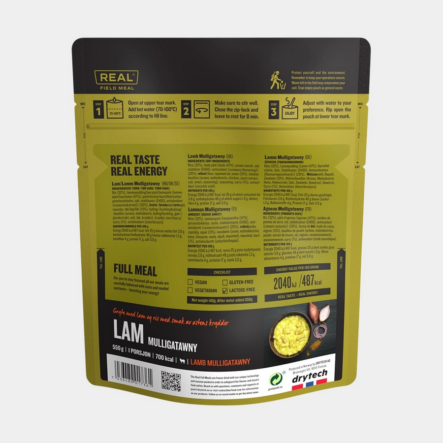 Full Meal 700 kcal - Lamb Mulligatawny