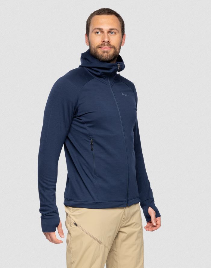 Rabot Merino Tech Midlayer Hoodie Heren