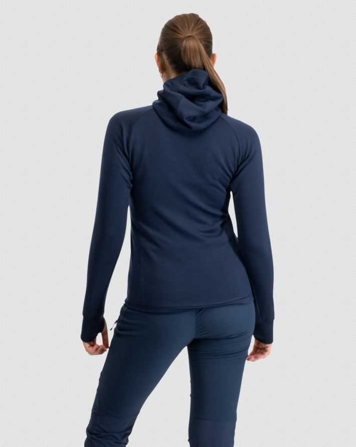 Rabot Merino Tech Midlayer Hoodie Dames