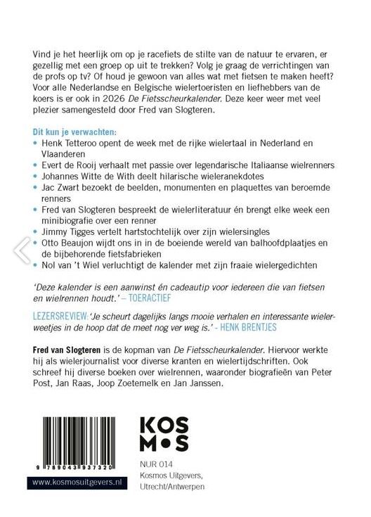 Fiets Scheurkalender 2026