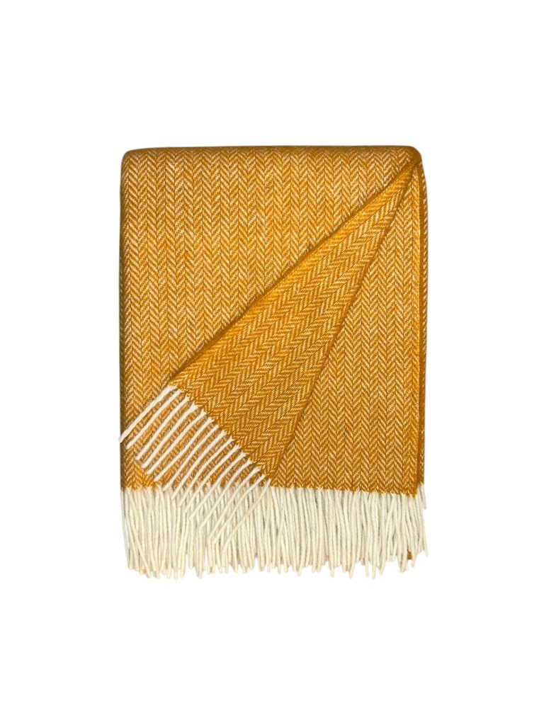 Herringbone Plaids - 100% Virgin Wool - 140 x 200 cm