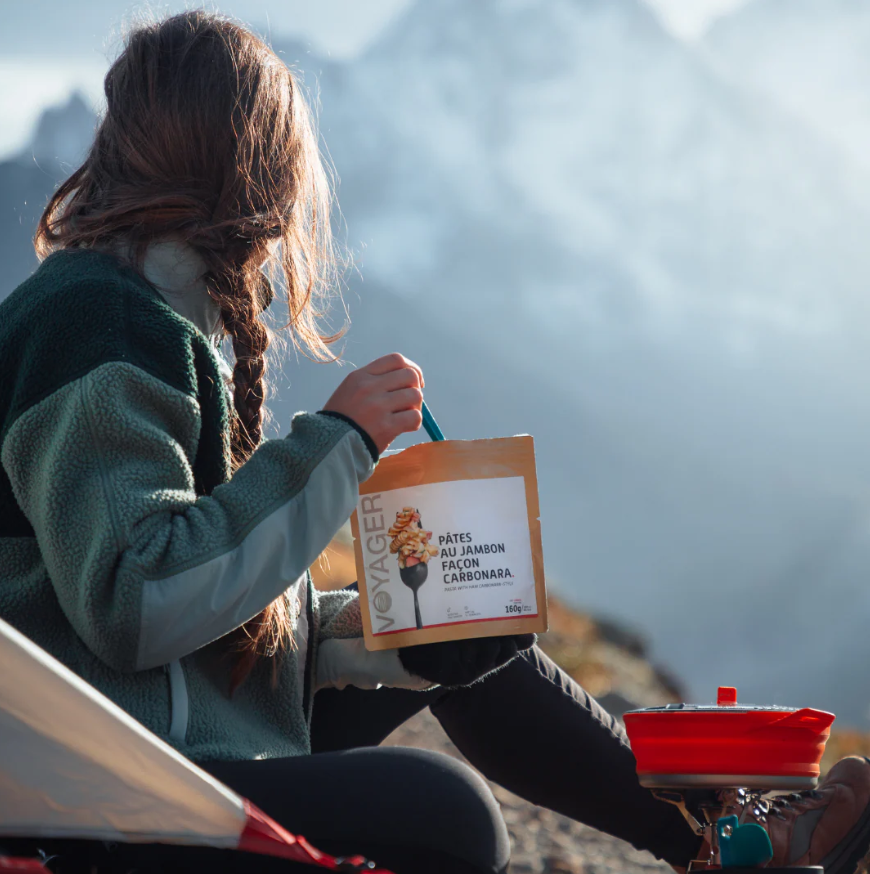 Pasta With Ham Carbonara-style 