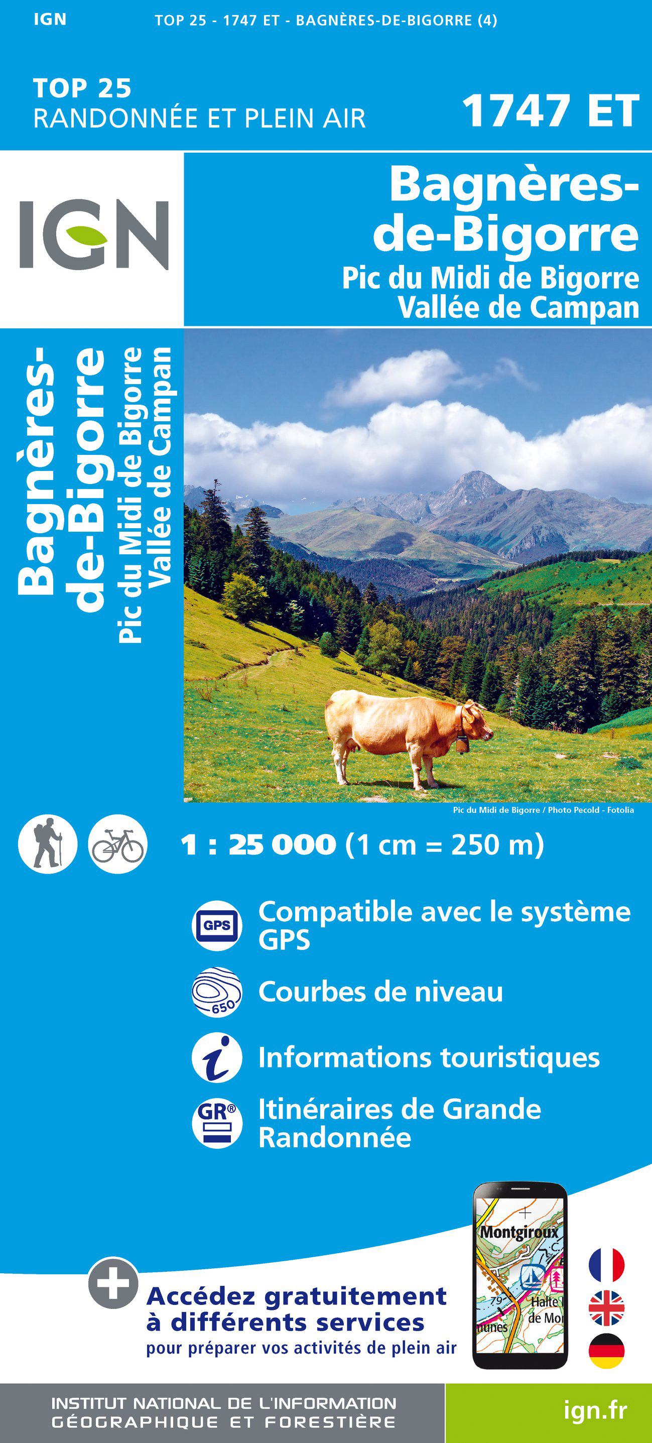 Bagnères-de-Bigorre / Pic du Midi de Bigorre gps - 1/25