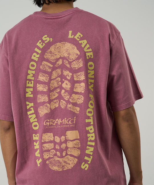 Footprints Tee Pigment Dyed