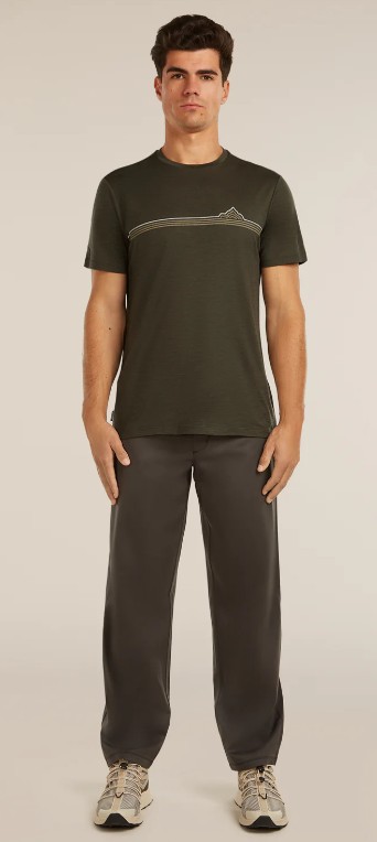 Men's Merino 150 Tech Lite SS Range Stripes Tee