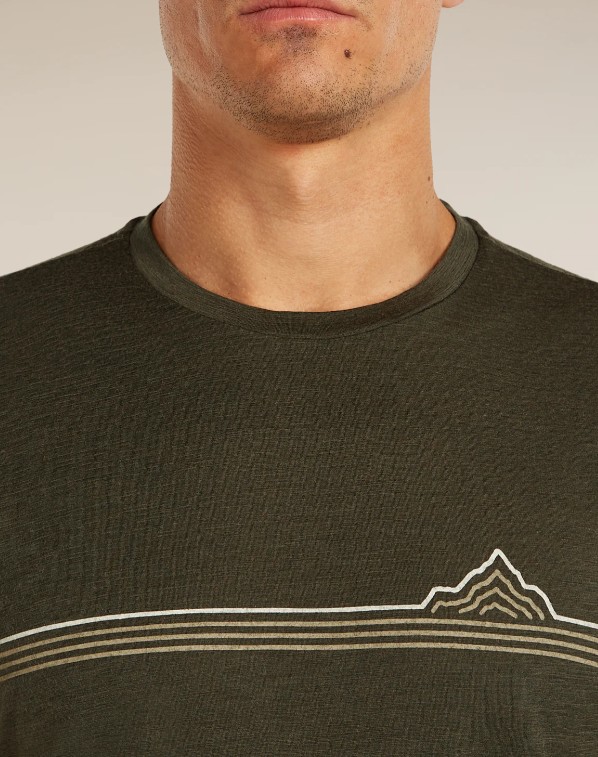 Men's Merino 150 Tech Lite SS Range Stripes Tee