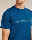 Men's Merino 150 Tech Lite SS Range Stripes Tee