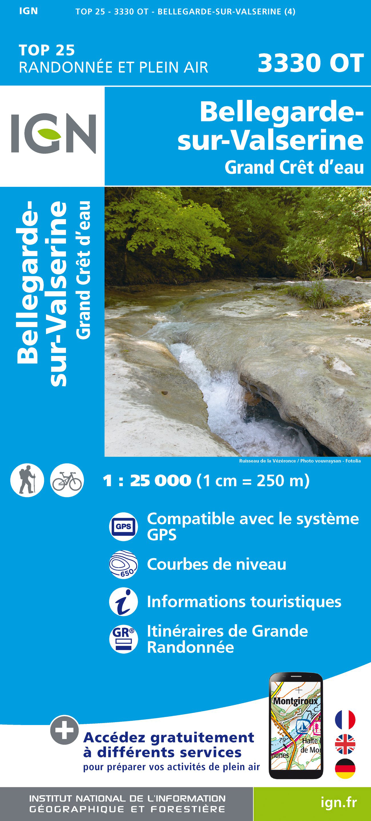 Bellegarde-sur-Valserine / Grand Crêt d'Eau gps - 1/25