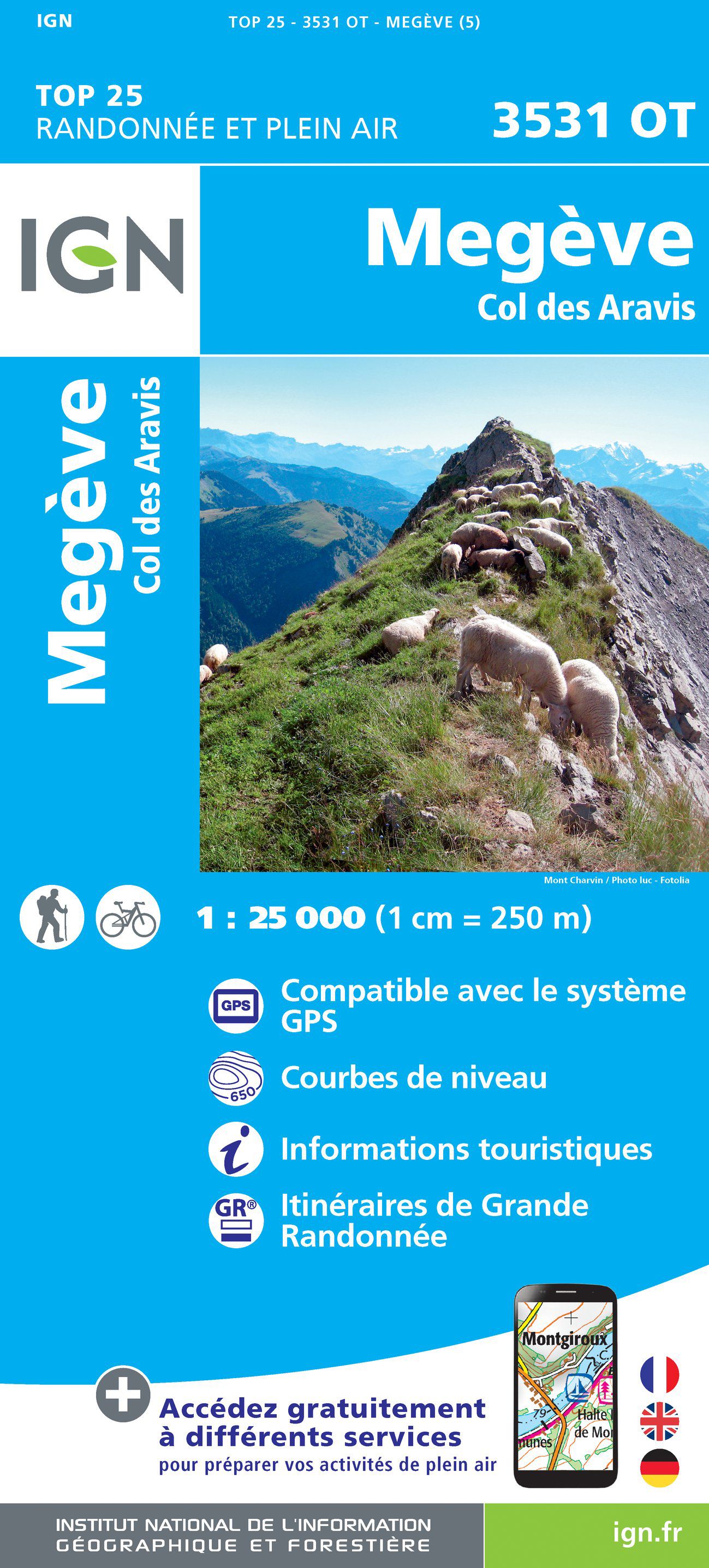 Megève / Col des Aravis gps - 1/25