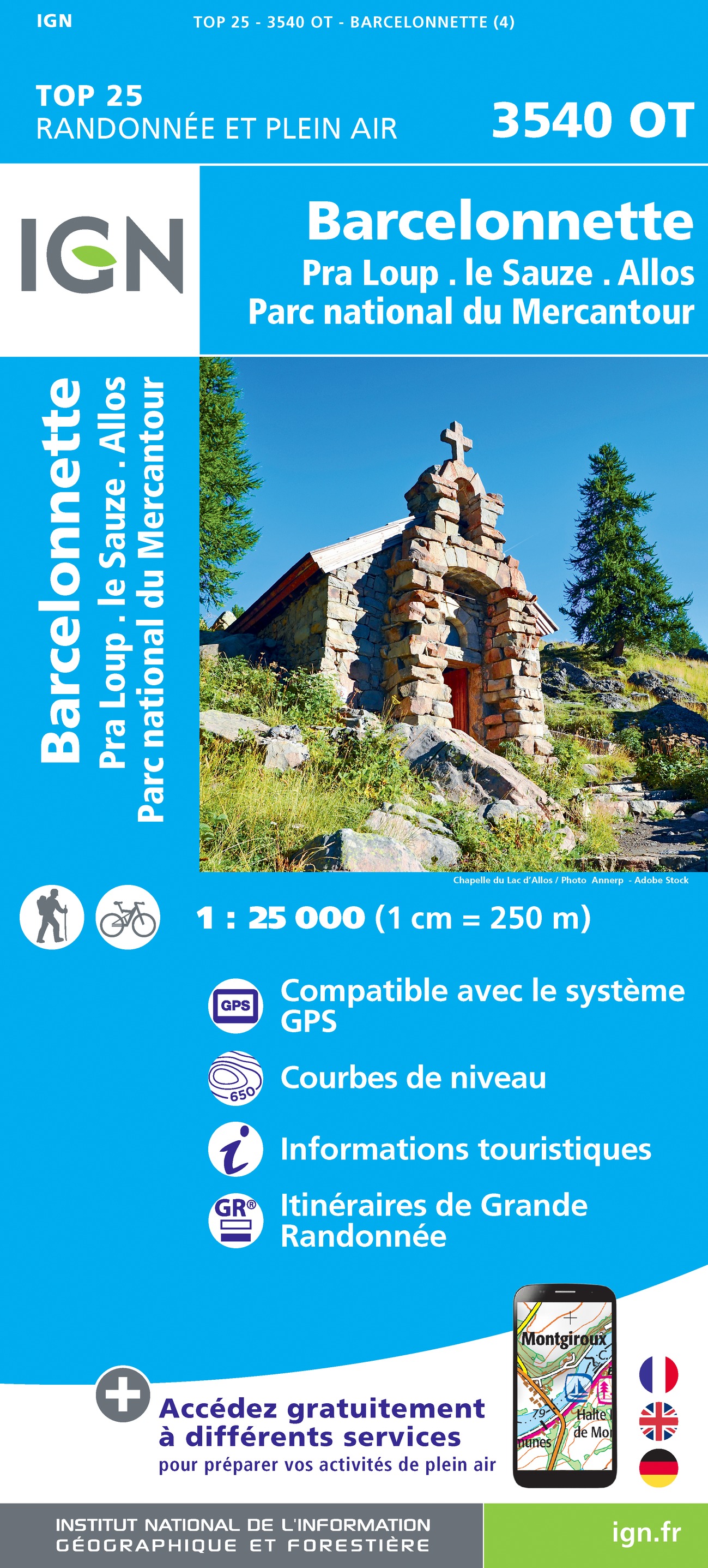 Barcelonnette / Pra Loup / Le Sauze / Allos gps - 1/25