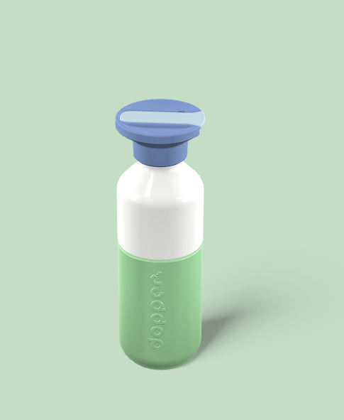 Steel 350 ml + Flip Straw