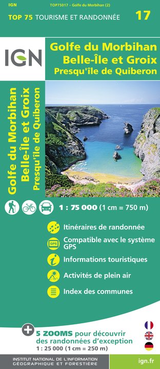 Golfe du Morbihan / Ile Groix / Belle Ile ign - 1/75