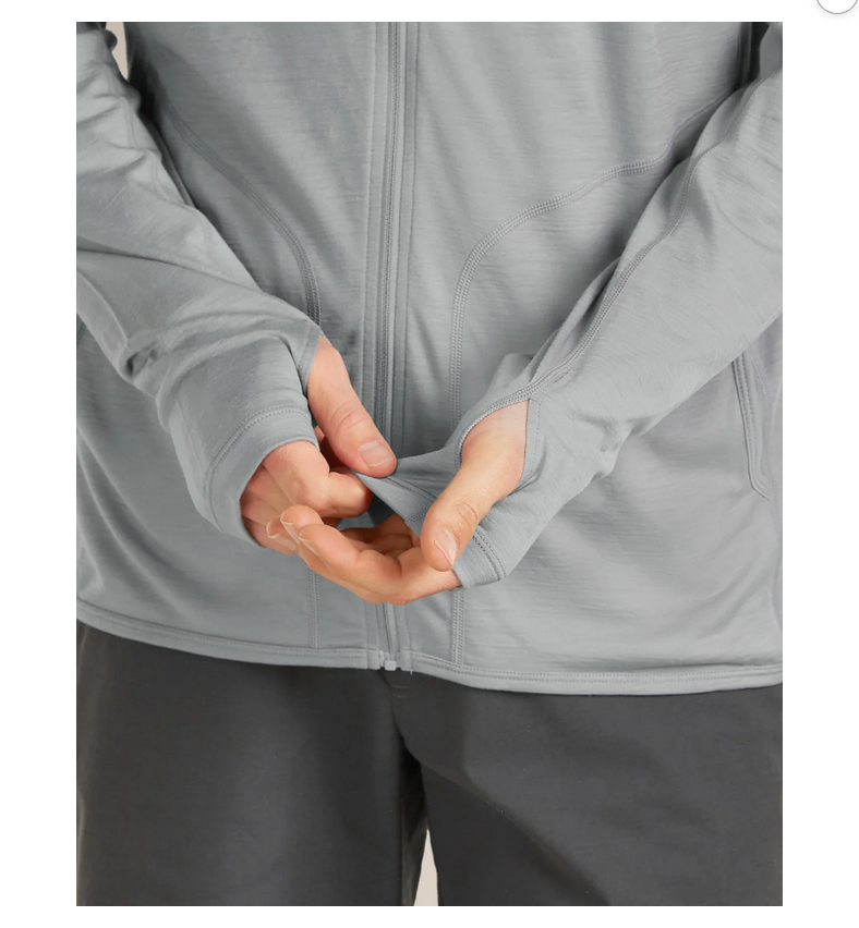 Men's 150 MerinoFine Ace LS Zip Hoodie