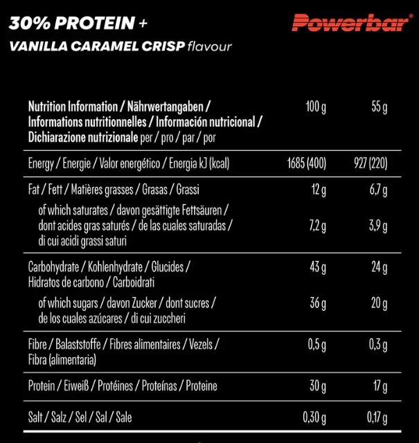 PowerBar 30% Protein - Caramel Vanilla Crisp