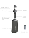 Peak Series Collapsible Squeeze Bottle 650ml