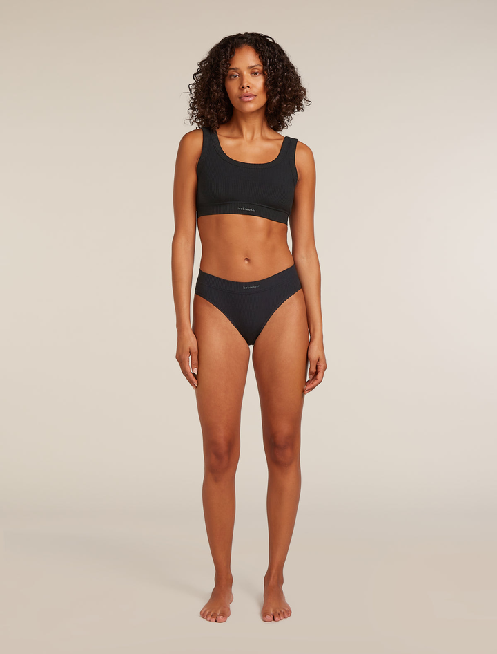 Women's Merino Rib Lotus Bra
