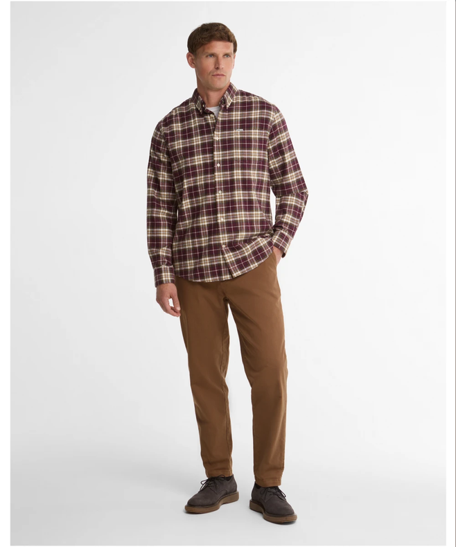 Telfield Regular Checked Shirt Heren