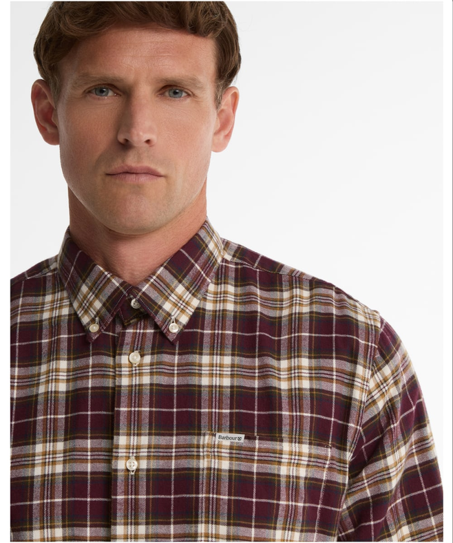 Telfield Regular Checked Shirt Heren