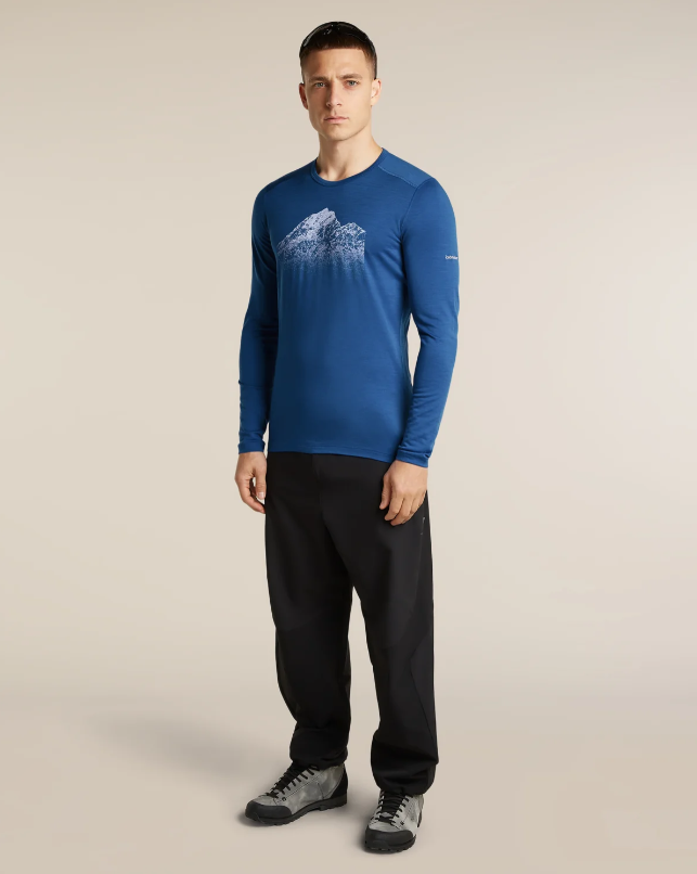 Men's Merino 200 Oasis LS Crewe Skiing Yeti