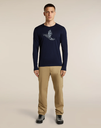 Men's Merino 200 Oasis LS Crewe Rising Light