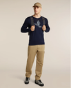 Men's Merino 200 Oasis LS Crewe Rising Light
