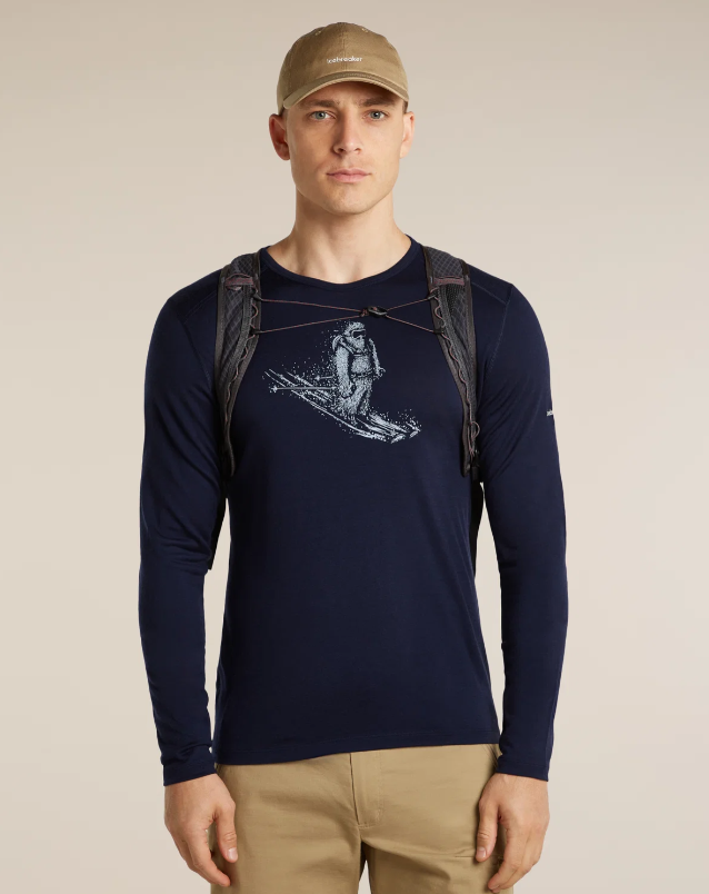 Men's Merino 200 Oasis LS Crewe Rising Light