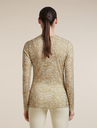 Women Merino 200 Oasis LS Crewe Bloom AOP