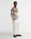 Men's Scottish Made Placement Fairisle Crew