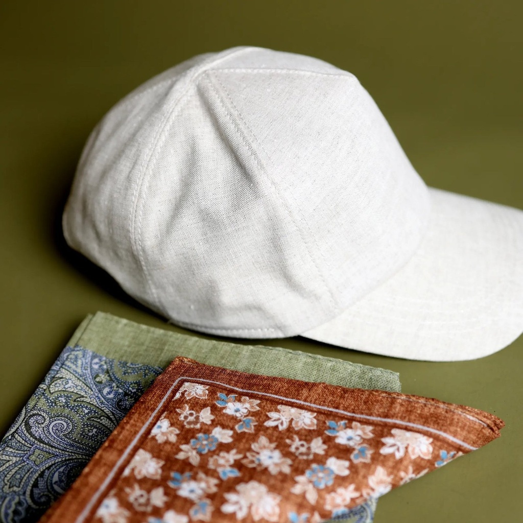 Baseball Classic Cap - 100 % Linen 3